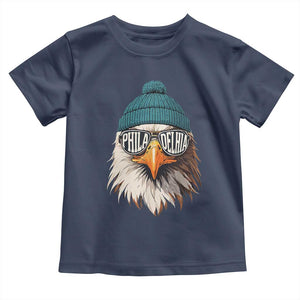 Philadelphia Fan Toddler T Shirt Eagles Sport Philly Fan Game Day TS11 Navy Print Your Wear