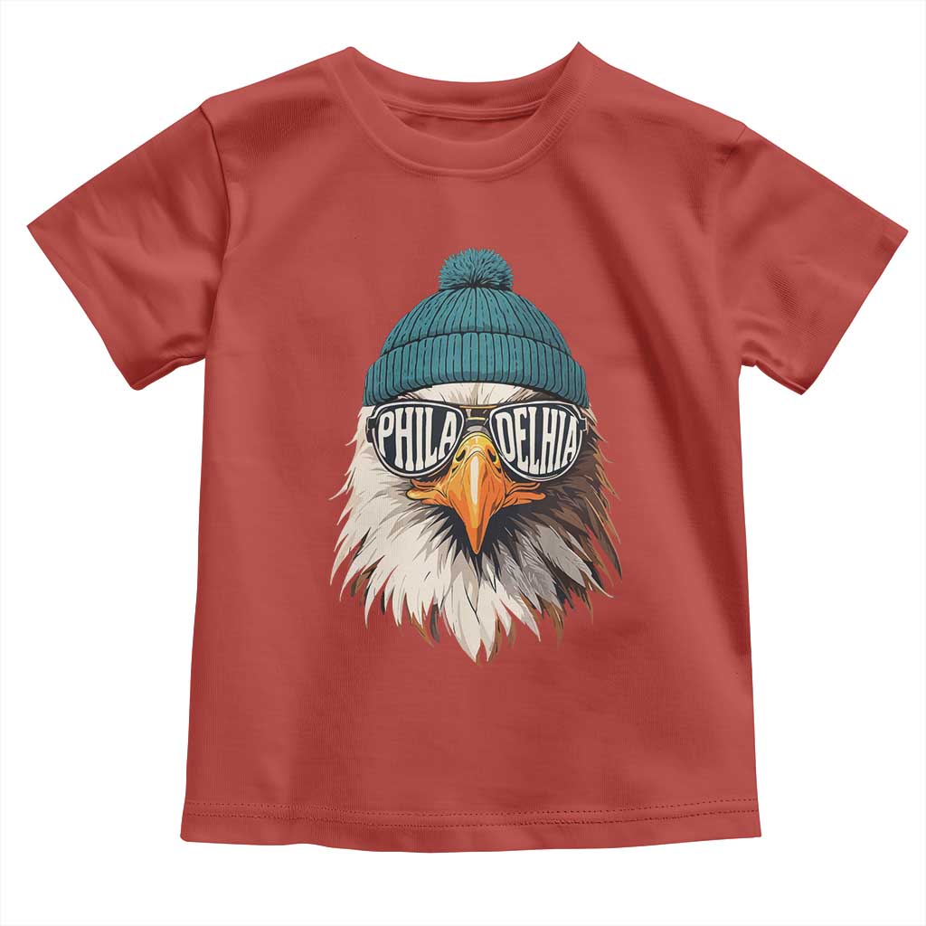 Philadelphia Fan Toddler T Shirt Eagles Sport Philly Fan Game Day TS11 Red Print Your Wear