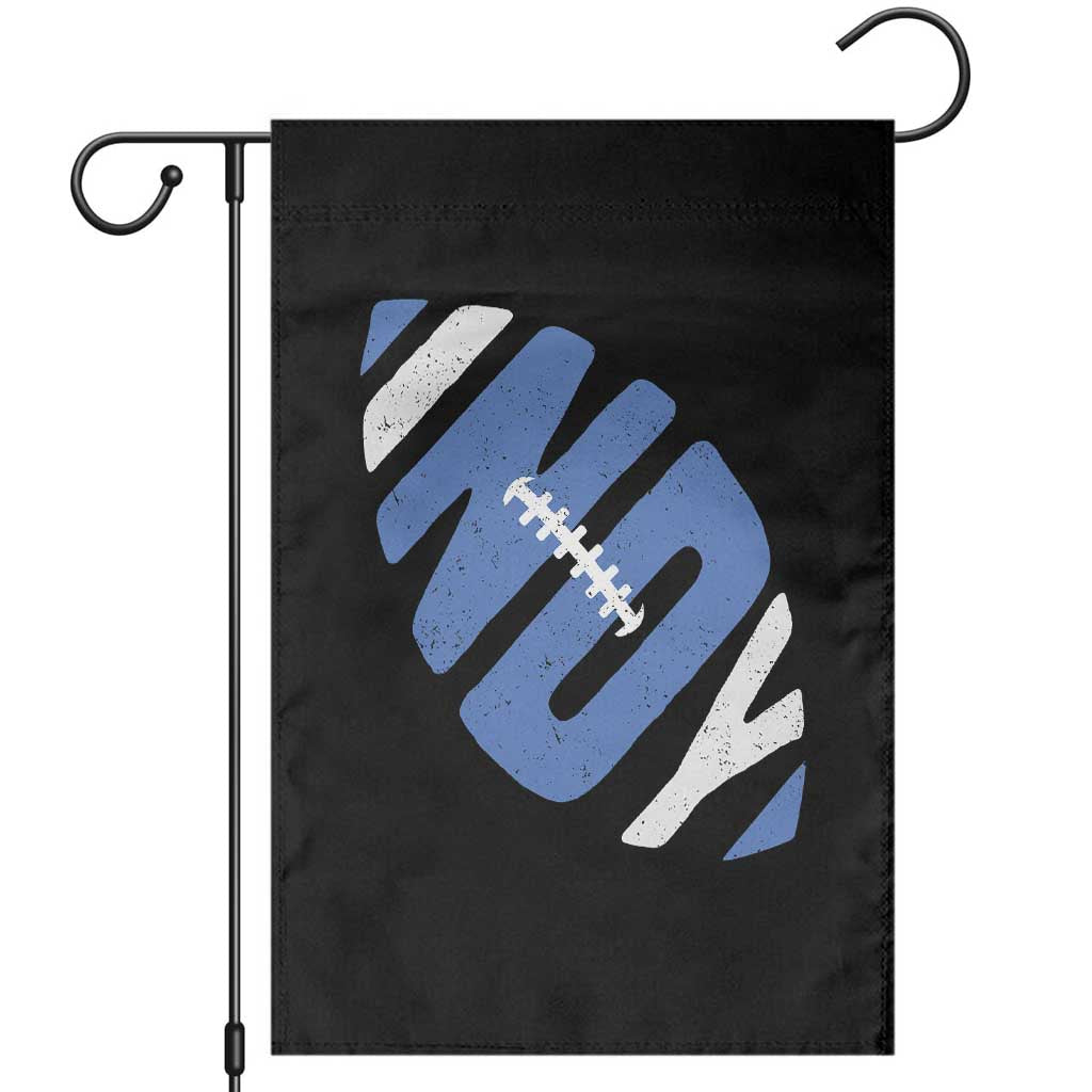IFC Blue Football Lovers Game Day Garden Flag TS11 Black Print Your Wear
