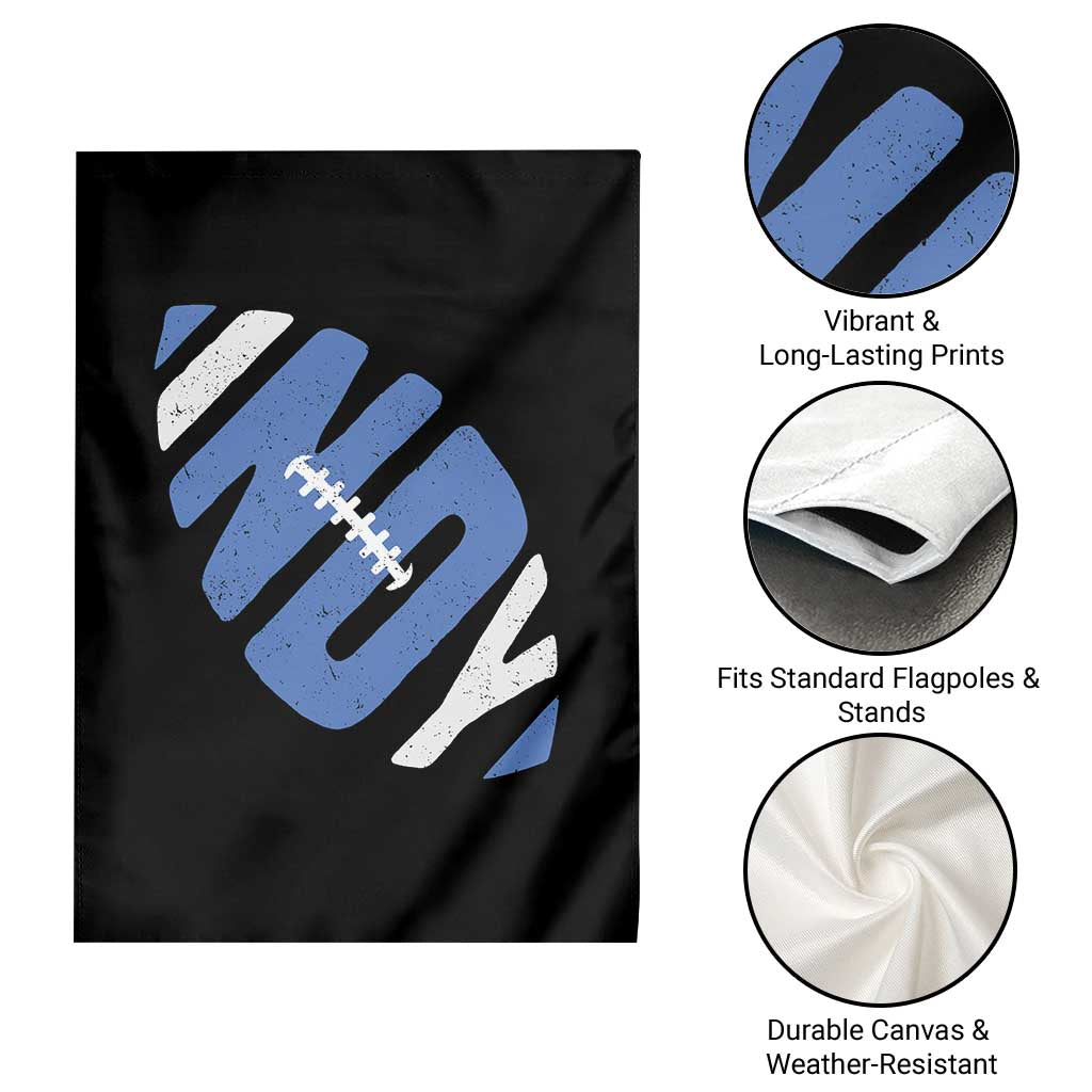 IFC Blue Football Lovers Game Day Garden Flag TS11 Print Your Wear
