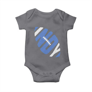 IFC Blue Football Lovers Game Day Baby Onesie TS11 Charcoal Print Your Wear