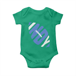 IFC Blue Football Lovers Game Day Baby Onesie TS11 Irish Green Print Your Wear