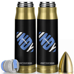IFC Blue Football Lovers Game Day Bullet Tumbler TS11 Black Print Your Wear