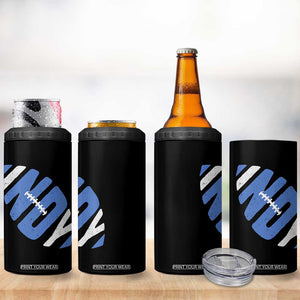 IFC Blue Football Lovers Game Day 4 in 1 Can Cooler Tumbler TS11 Print Your Wear