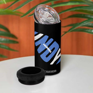 IFC Blue Football Lovers Game Day 4 in 1 Can Cooler Tumbler TS11 Print Your Wear