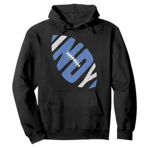 IFC Blue Football Lovers Game Day Hoodie TS11 Black Print Your Wear