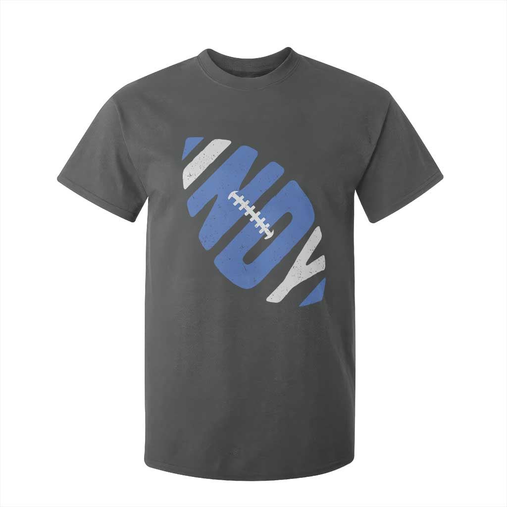 IFC Blue Football Lovers Game Day T Shirt For Kid TS11 Dark Heather Print Your Wear