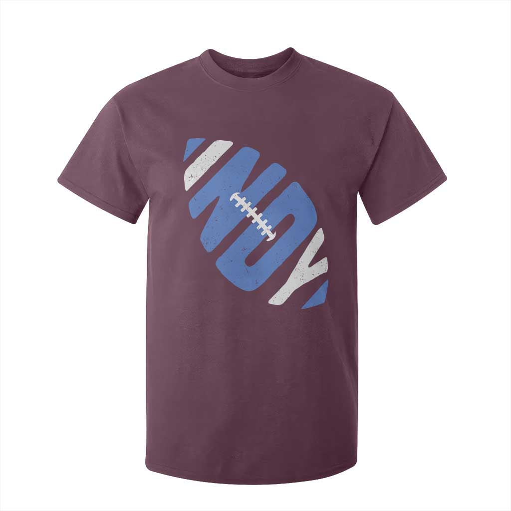 IFC Blue Football Lovers Game Day T Shirt For Kid TS11 Maroon Print Your Wear