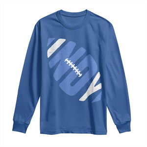 IFC Blue Football Lovers Game Day Long Sleeve Shirt TS11 Royal Blue Print Your Wear