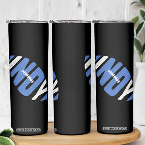 IFC Blue Football Lovers Game Day Skinny Tumbler TS11 Print Your Wear