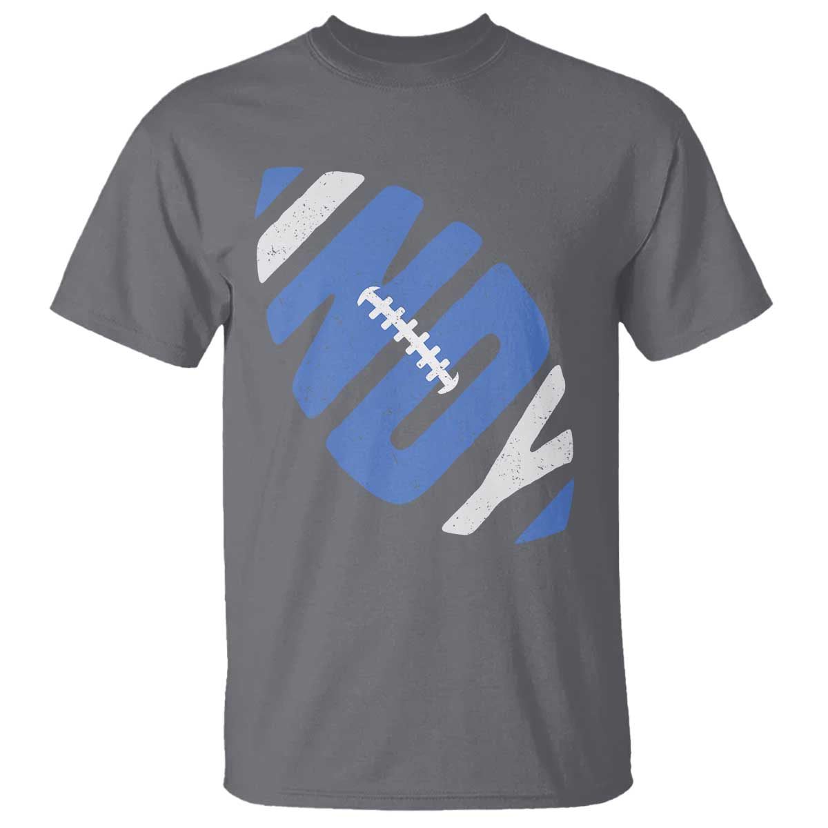 IFC Blue Football Lovers Game Day T Shirt TS11 Charcoal Print Your Wear