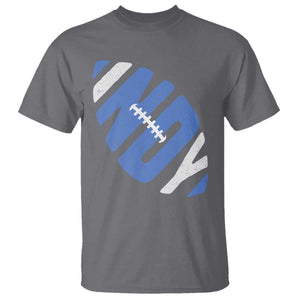 IFC Blue Football Lovers Game Day T Shirt TS11 Charcoal Print Your Wear