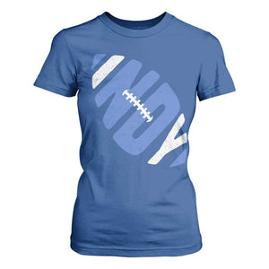 IFC Blue Football Lovers Game Day T Shirt For Women TS11 Royal Blue Print Your Wear
