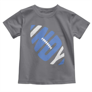 IFC Blue Football Lovers Game Day Toddler T Shirt TS11 Charcoal Print Your Wear