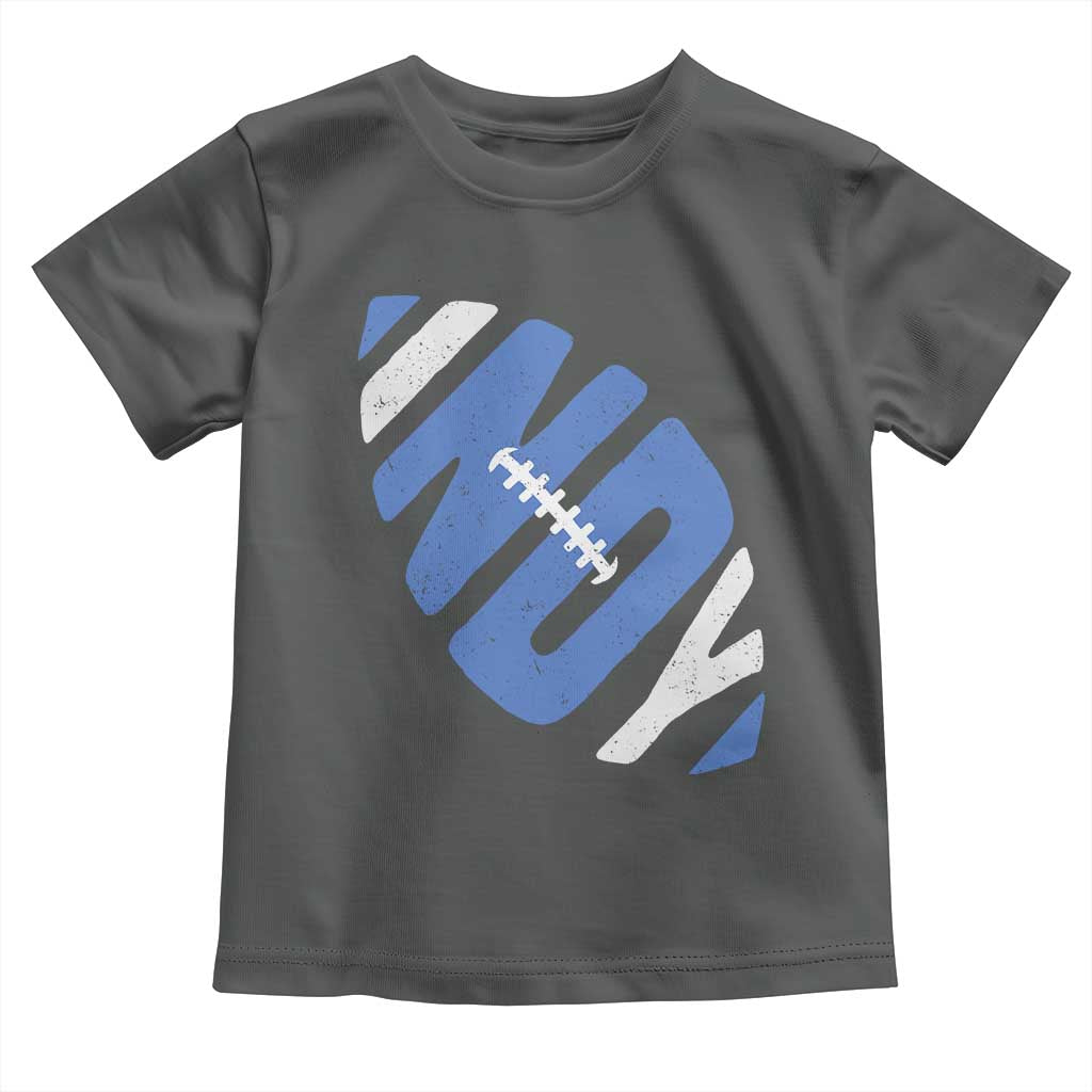 IFC Blue Football Lovers Game Day Toddler T Shirt TS11 Dark Heather Print Your Wear