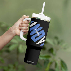 IFC Blue Football Lovers Game Day Tumbler With Handle TS11 Print Your Wear