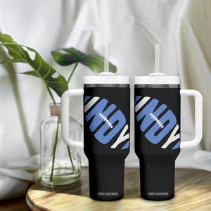 IFC Blue Football Lovers Game Day Tumbler With Handle TS11 Print Your Wear