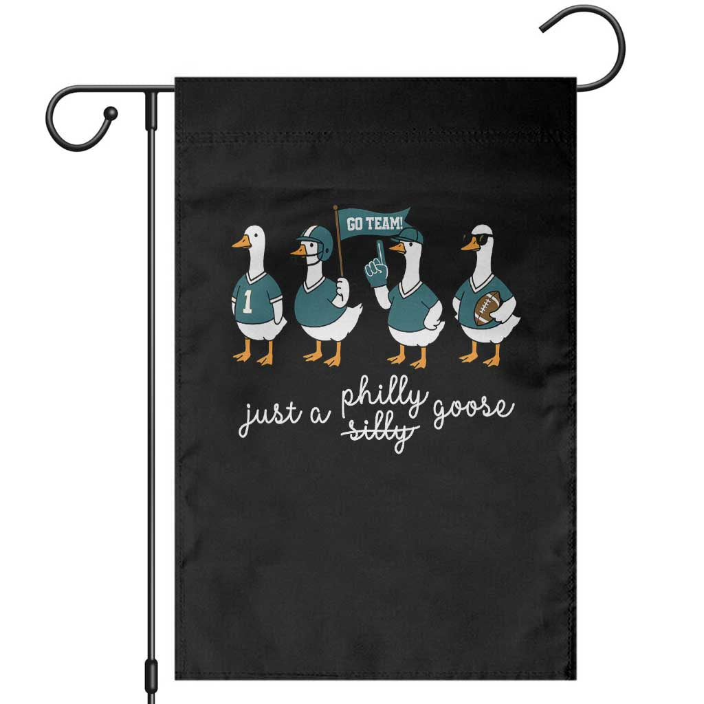 Just A Philly Goose Garden Flag Funny Philadelphia Fan Silly Gooses Game Day TS11 Black Print Your Wear