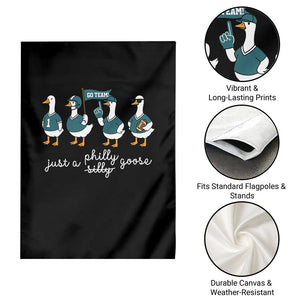 Funny Just A Silly Goose Football Garden Flag PFE Sport Lover Game Day TS11 Print Your Wear