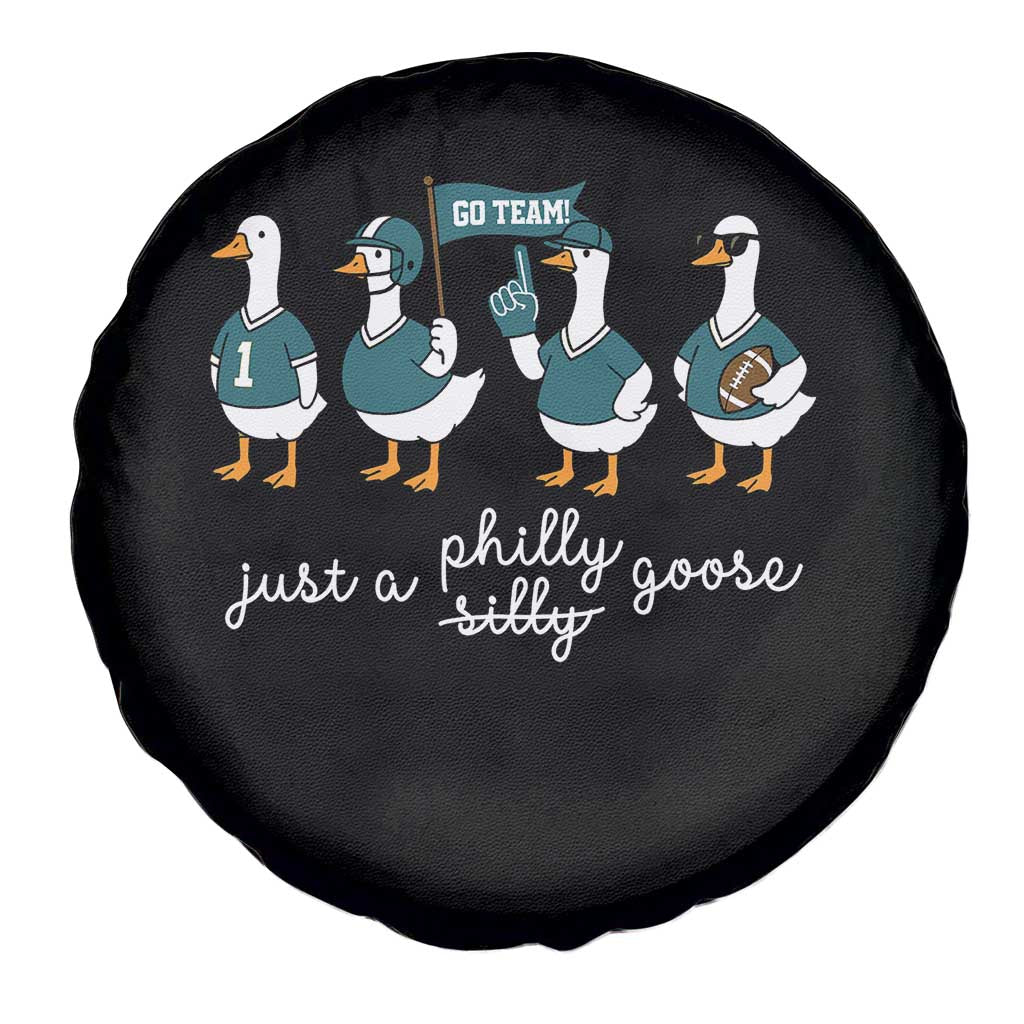Funny Just A Silly Goose Football Spare Tire Cover PFE Sport Lover Game Day TS11 Print Your Wear