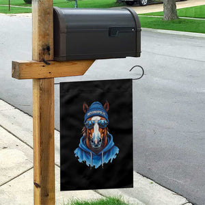 Indianapolis Fan Garden Flag Blue Horse Sports Lover Game Day TS11 Print Your Wear