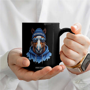 IFC Football Lover Coffee Mug Blue Equine Shoe Sport Fan Game Day TS11 Print Your Wear
