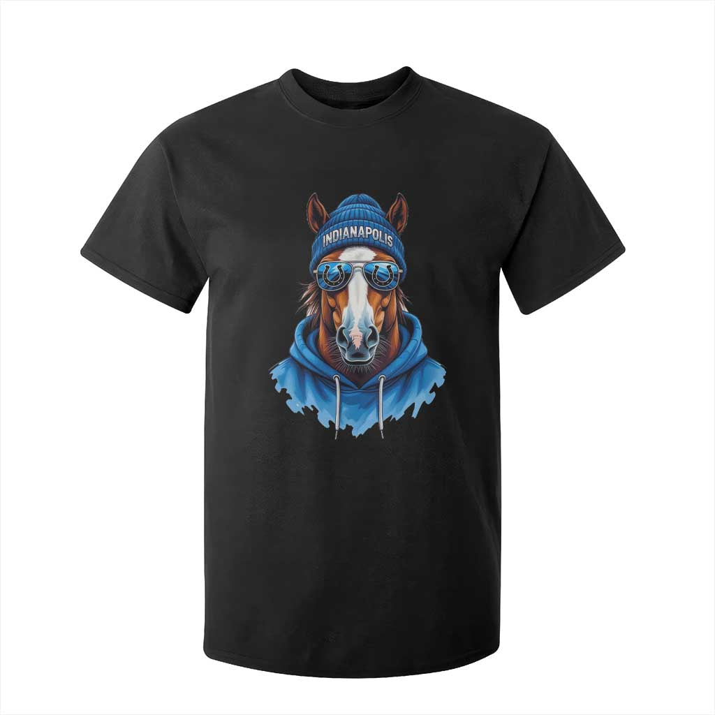 IFC Football Lover T Shirt For Kid Blue Equine Shoe Sport Fan Game Day TS11 Black Print Your Wear