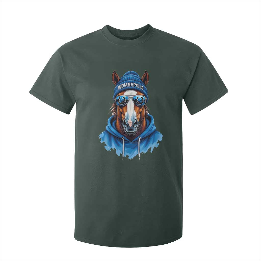 IFC Football Lover T Shirt For Kid Blue Equine Shoe Sport Fan Game Day TS11 Dark Forest Green Print Your Wear