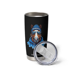 IFC Football Lover Tumbler Cup Blue Equine Shoe Sport Fan Game Day TS11 Print Your Wear