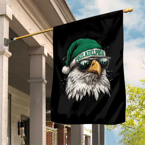 Christmas Football Lover Garden Flag Funny Green Santa PFE City Silhouette TS11 Print Your Wear