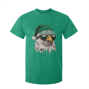 Christmas Football Lover T Shirt For Kid Funny Green Santa PFE City Silhouette TS11 Irish Green Print Your Wear