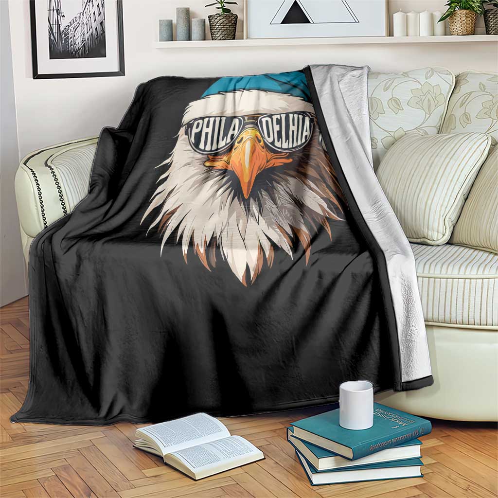 Christmas Philadelphia Fan Throw Blanket Santa Eagles Sport Philly Fan Game Day TS11 Print Your Wear