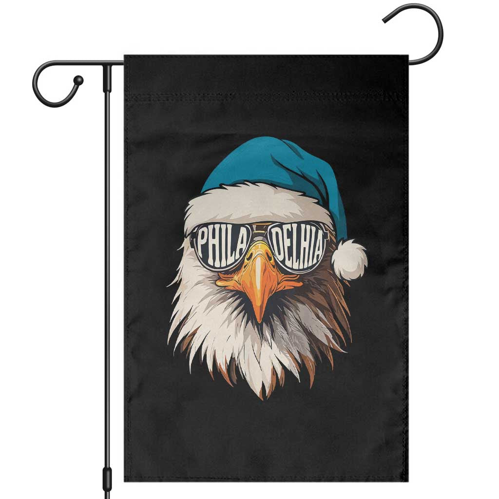 Christmas Philadelphia Fan Garden Flag Santa Eagles Sport Philly Fan Game Day TS11 Black Print Your Wear