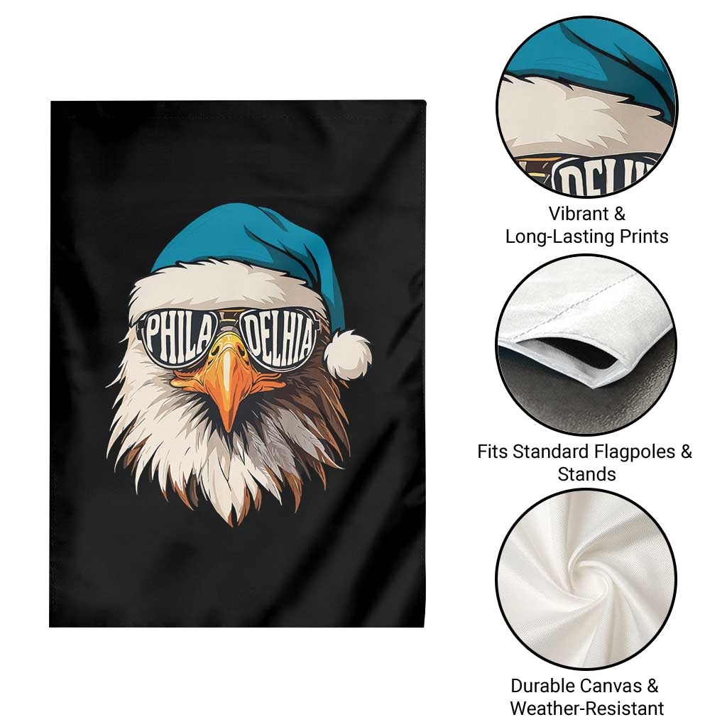 Christmas Philadelphia Fan Garden Flag Santa Eagles Sport Philly Fan Game Day TS11 Print Your Wear