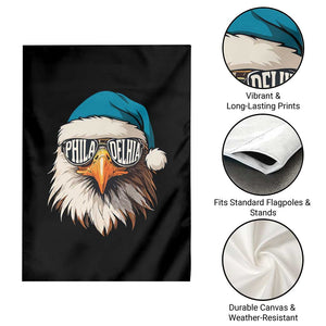 Christmas Philadelphia Fan Garden Flag Santa Eagles Sport Philly Fan Game Day TS11 Print Your Wear