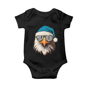 Christmas Football Lover Baby Onesie Green Santa PFE Game Day TS11 Black Print Your Wear