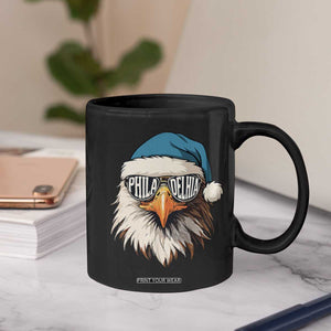 Christmas Philadelphia Fan Coffee Mug Santa Eagles Sport Philly Fan Game Day TS11 Print Your Wear