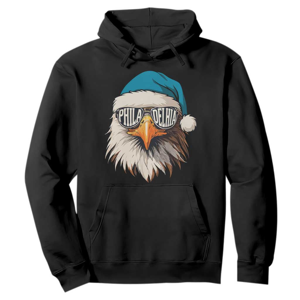 Christmas Philadelphia Fan Hoodie Santa Eagles Sport Philly Fan Game Day TS11 Black Print Your Wear