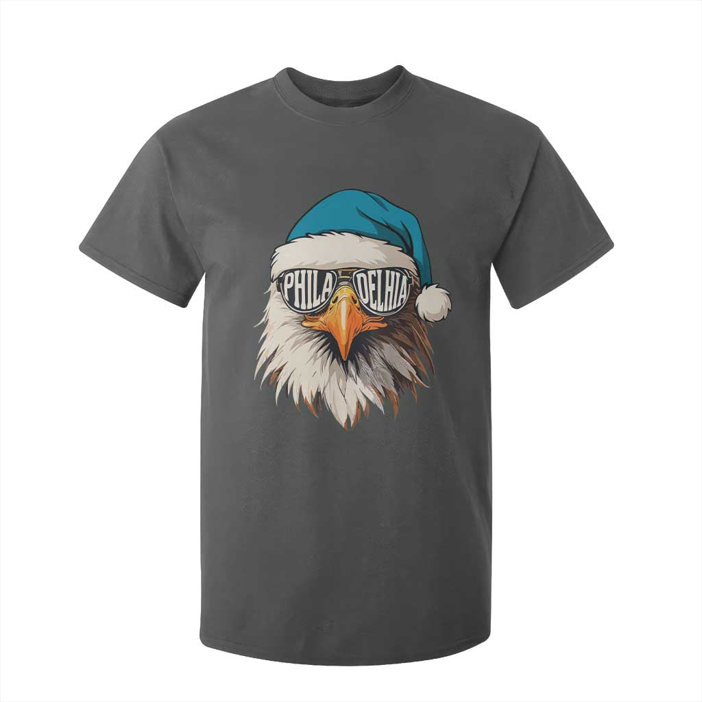 Christmas Football Lover T Shirt For Kid Green Santa PFE Game Day TS11 Dark Heather Print Your Wear