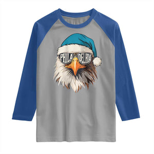 Christmas Football Lover Raglan Shirt Green Santa PFE Game Day TS11 Sport Gray Royal Print Your Wear