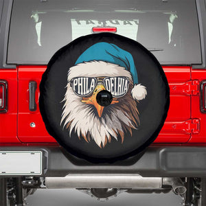 Christmas Football Lover Spare Tire Cover Green Santa PFE Game Day TS11 Black Print Your Wear