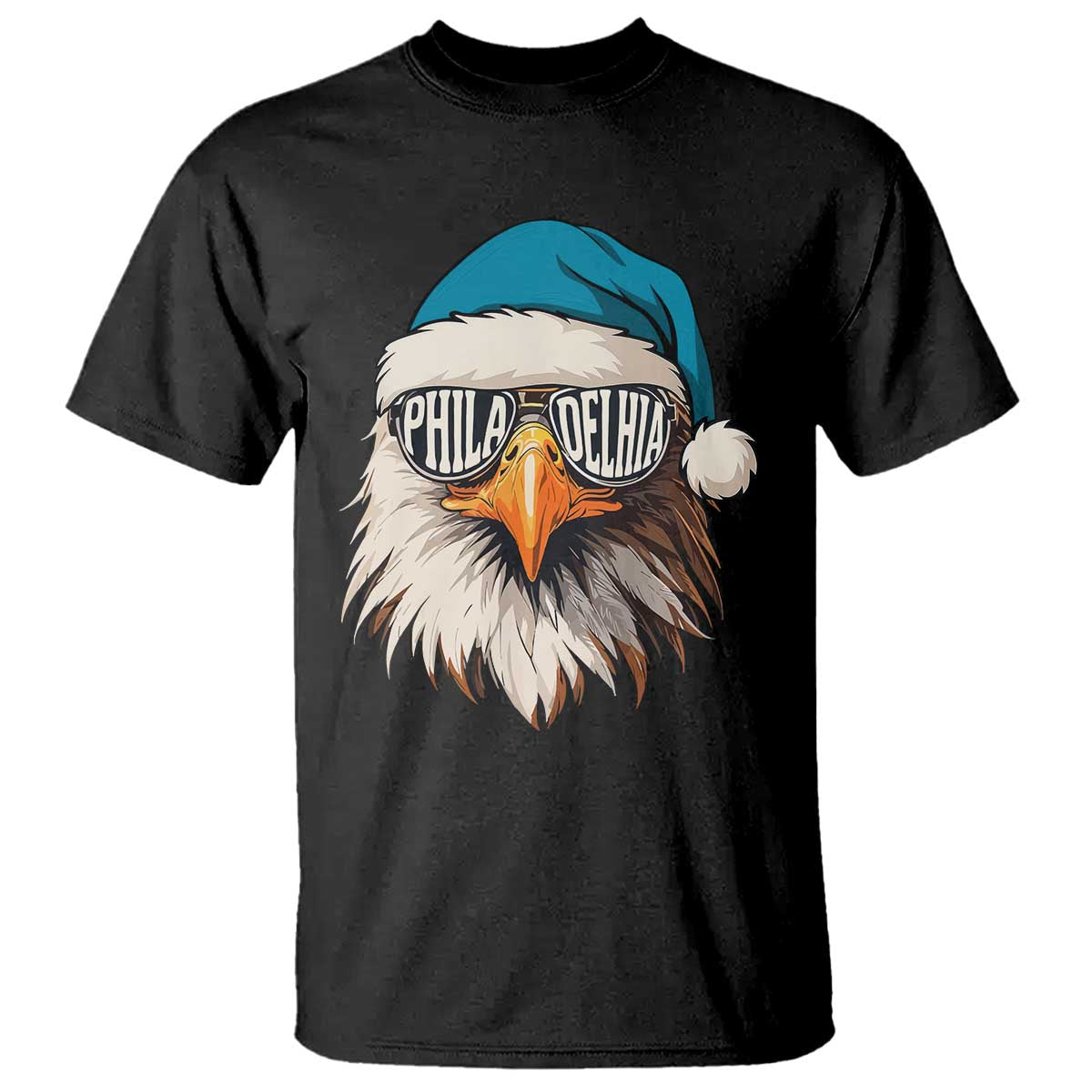 Christmas Philadelphia Fan T Shirt Santa Eagles Sport Philly Fan Game Day TS11 Black Print Your Wear