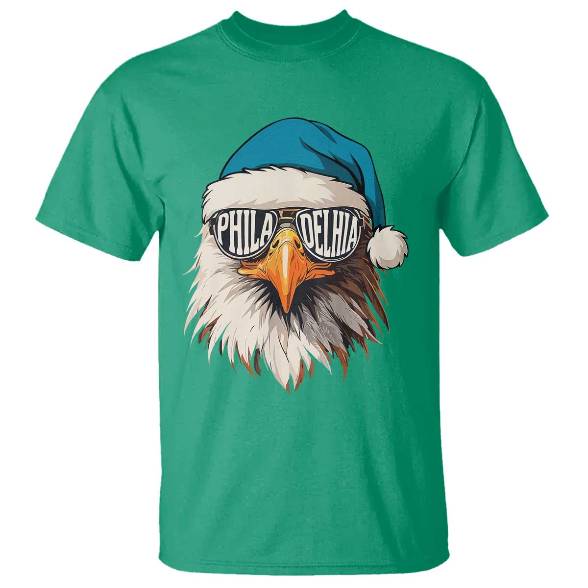 Christmas Football Lover T Shirt Green Santa PFE Game Day TS11 Irish Green Print Your Wear