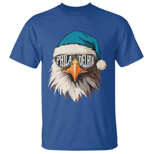 Christmas Philadelphia Fan T Shirt Santa Eagles Sport Philly Fan Game Day TS11 Royal Blue Print Your Wear