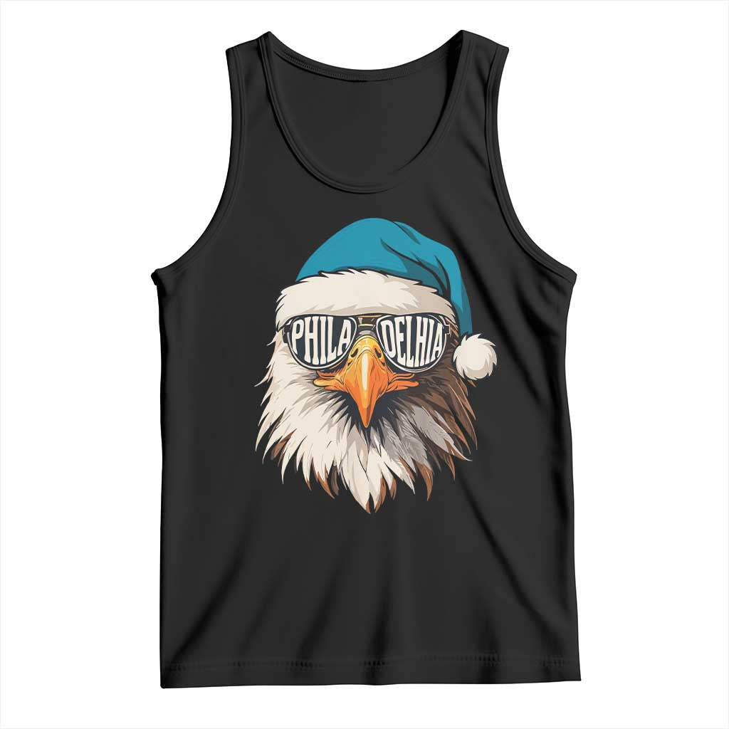 Christmas Football Lover Tank Top Green Santa PFE Game Day TS11 Black Print Your Wear