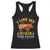 I Like My Butt Rubbed And My Pork Pulled Racerback Tank Top Retro Vintage Grilling BBQ TS11 Black Print Your Wear