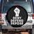 Deny Defend Depose Spare Tire Cover Vintage Hand Fist TS11 No hole Black Print Your Wear