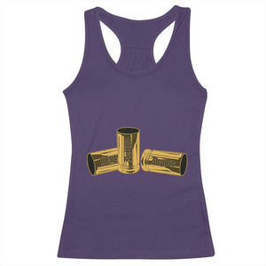 Deny Defend Depose Racerback Tank Top Vintage Bullet Shells TS11 Purple Print Your Wear