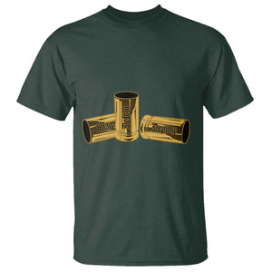 Deny Defend Depose T Shirt Vintage Bullet Shells TS11 Dark Forest Green Print Your Wear