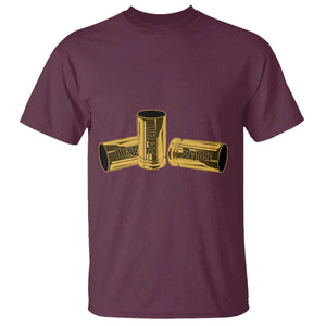 Deny Defend Depose T Shirt Vintage Bullet Shells TS11 Maroon Print Your Wear